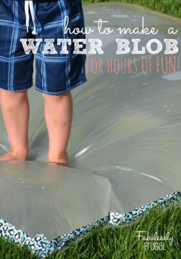 DIY Hacks for Summer - Make Your Own Water Blob - Easy Projects to Try This Summer To Get Organized, Spend Time Outdoors, Play With The Kids, Stay Cool In The Heat - Tips and Tricks to Make Summertime Awesome - Crafts and Home Decor by DIY JOY 