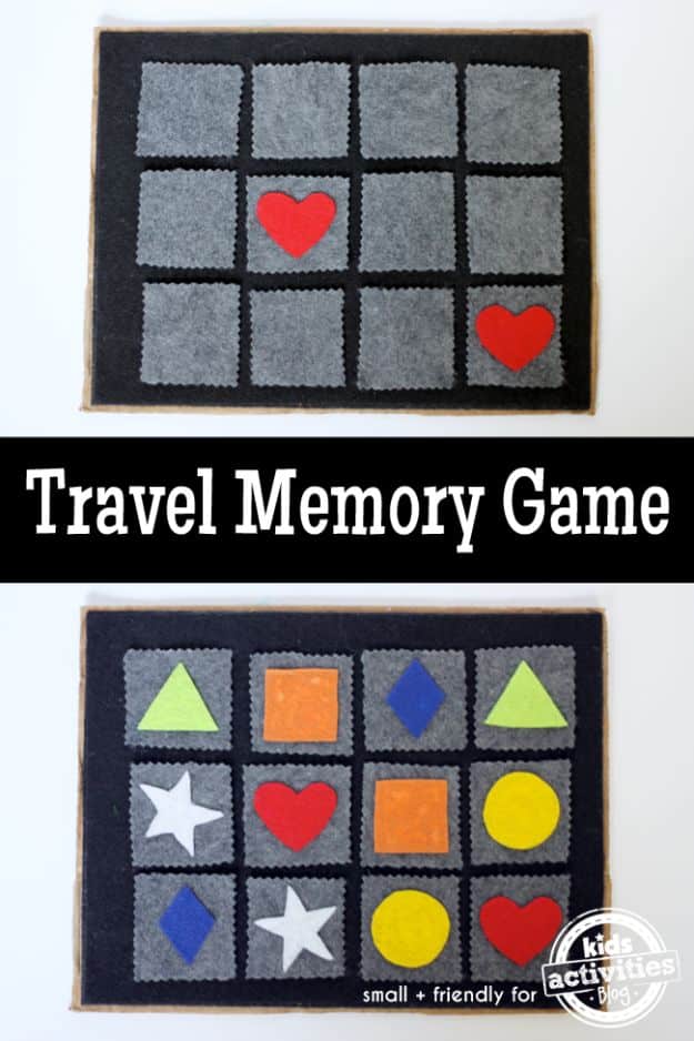 Best DIY Ideas for a Summer Road Trip - Travel Memory Game - Cool Crafts and Easy Projects to Make For Road Trips in the Car - Fun Crafts to Make for Vacation - Creative Ideas for Making Cheap Travel Ideas With Creative Money Saving Tips 