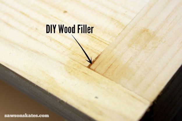 Cool Woodworking Tips - DIY Wood Filler- Easy Woodworking Ideas, Woodworking Tips and Tricks, Woodworking Tips For Beginners, Basic Guide For Woodworking - Refinishing Wood, Sanding and Staining, Cleaning Wood and Upcycling Pallets #woodworking