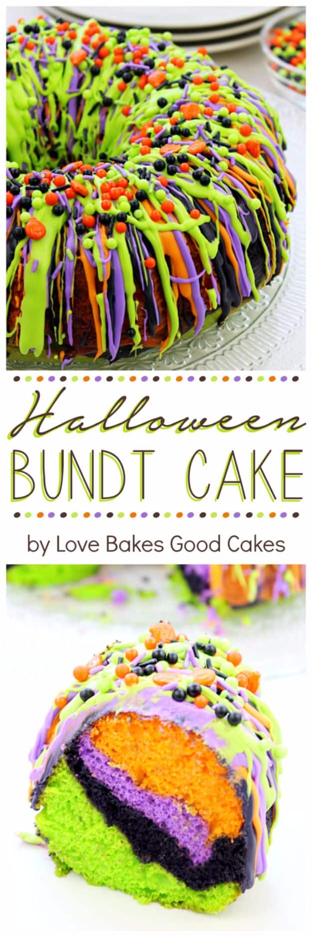 Best Halloween Party Snacks - Halloween Bundt Cake - Healthy Ideas for Kids for School, Teens and Adults - Easy and Quick Recipes and Idea for Dips, Chips, Spooky Cookies and Treats - Appetizers and Finger Foods Made With Vegetables, No Candy, Cheap Food, Scary DIY Party Foods With Step by Step Tutorials #halloween #halloweenrecipes #halloweenparty