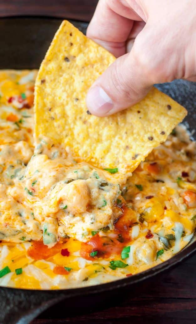 Best Dip Recipes - Buffalo Shrimp Dip - Easy Recipe Ideas for A Party Appetizer - Cold Recipe Ideas for Chips, Crockpot, Mexican Bean Dip, Desserts and Healthy Fruit Options - Italian Dressing and Ranch Dip Recipe Ideas 