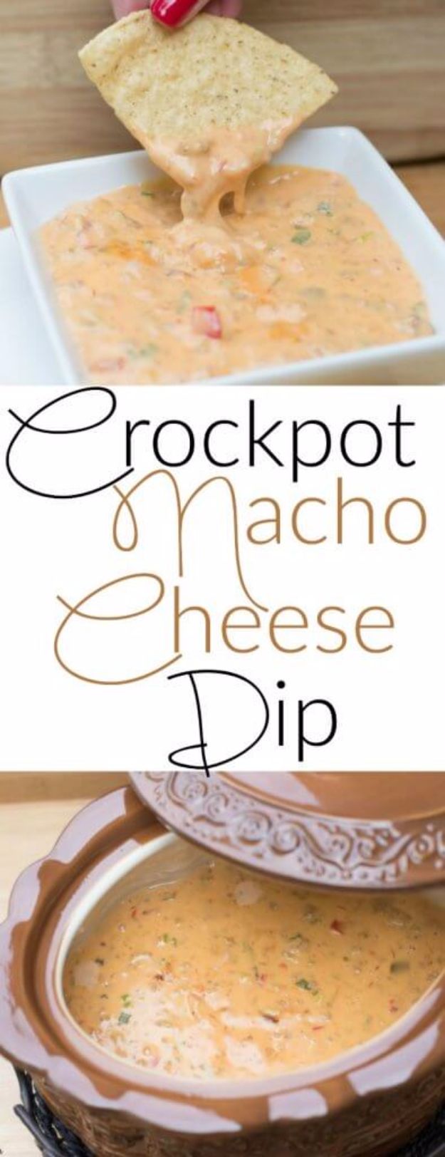 Best Dip Recipes - Crockpot Nacho Cheese Dip - Easy Recipe Ideas for A Party Appetizer - Cold Recipe Ideas for Chips, Crockpot, Mexican Bean Dip, Desserts and Healthy Fruit Options - Italian Dressing and Ranch Dip Recipe Ideas 