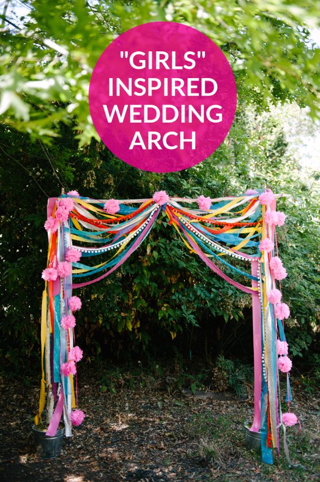 DIY Wedding Decor - Bohemian Wedding Arch - Easy and Cheap Project Ideas with Things Found in Dollar Stores - Simple and Creative Backdrops for Receptions On A Budget - Rustic, Elegant, and Vintage Paper Ideas for Centerpieces, and Vases 
