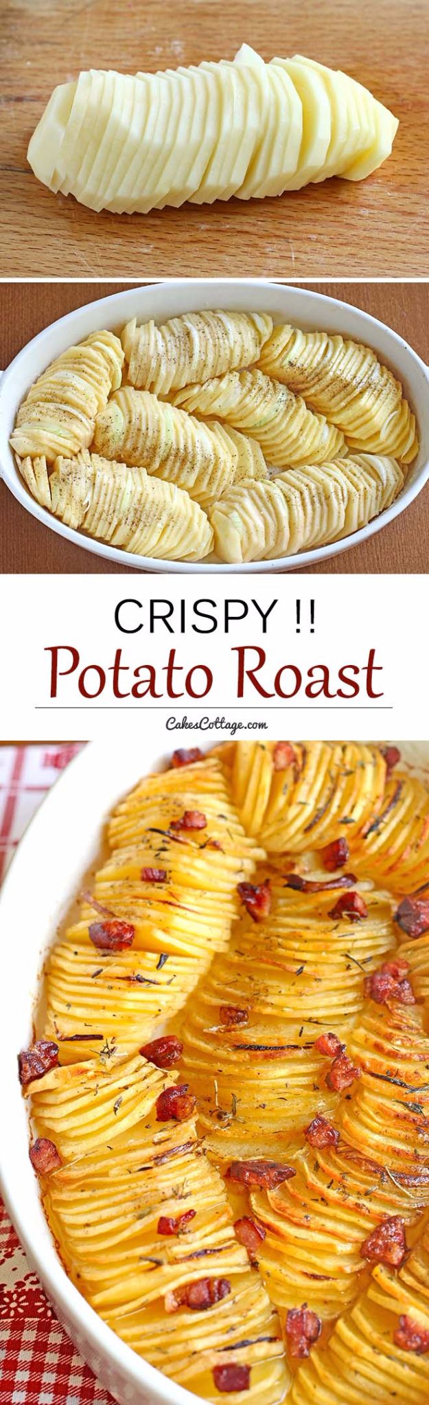 Potato Recipes - Crispy Potato Roast - Easy, Quick and Healthy Potato Recipes - How To Make Roasted, In Oven, Fried, Mashed and Red Potatoes - Easy Potato Side Dishes #potatorecipes #recipes
