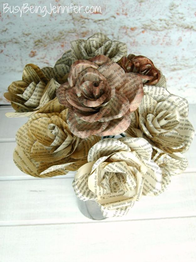 Paper Wreath DIY (Paper Flowers) - Happy Happy Nester
