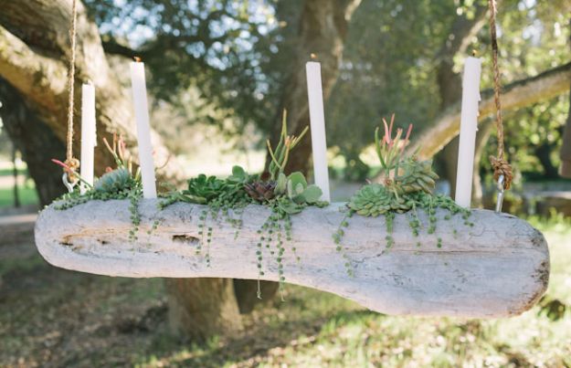 DIY Wedding Decor - Driftwood - Easy and Cheap Project Ideas with Things Found in Dollar Stores - Simple and Creative Backdrops for Receptions On A Budget - Rustic, Elegant, and Vintage Paper Ideas for Centerpieces, and Vases 