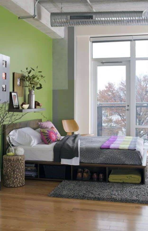 bedroom: vivacious extra platform homemade bed frame for