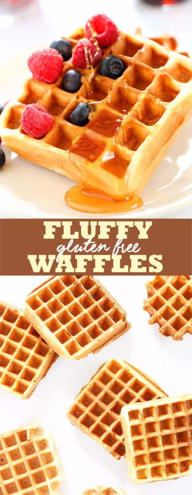 Gluten Free Recipes - Fluffy Gluten Free Waffles - Easy Vegetarian or Vegan Recipes For Dinner and For Dessert - How To Make Healthy Glutenfree Bread and Appetizers For Kids - Fun Crockpot Recipes For Breakfast While On A Budget http://diyjoy.com/gluten-free-recipes