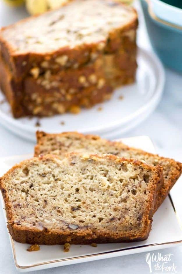Gluten Free Recipes - Gluten Free Banana Bread - Easy Vegetarian or Vegan Recipes For Dinner and For Dessert - How To Make Healthy Glutenfree Bread and Appetizers For Kids - Fun Crockpot Recipes For Breakfast While On A Budget http://diyjoy.com/gluten-free-recipes