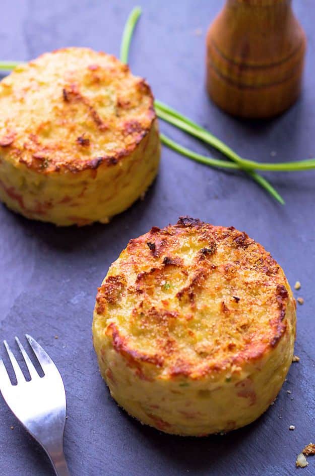 Potato Recipes - Oven Baked Mashed Potato Cakes - Easy, Quick and Healthy Potato Recipes - How To Make Roasted, In Oven, Fried, Mashed and Red Potatoes - Easy Potato Side Dishes #potatorecipes #recipes