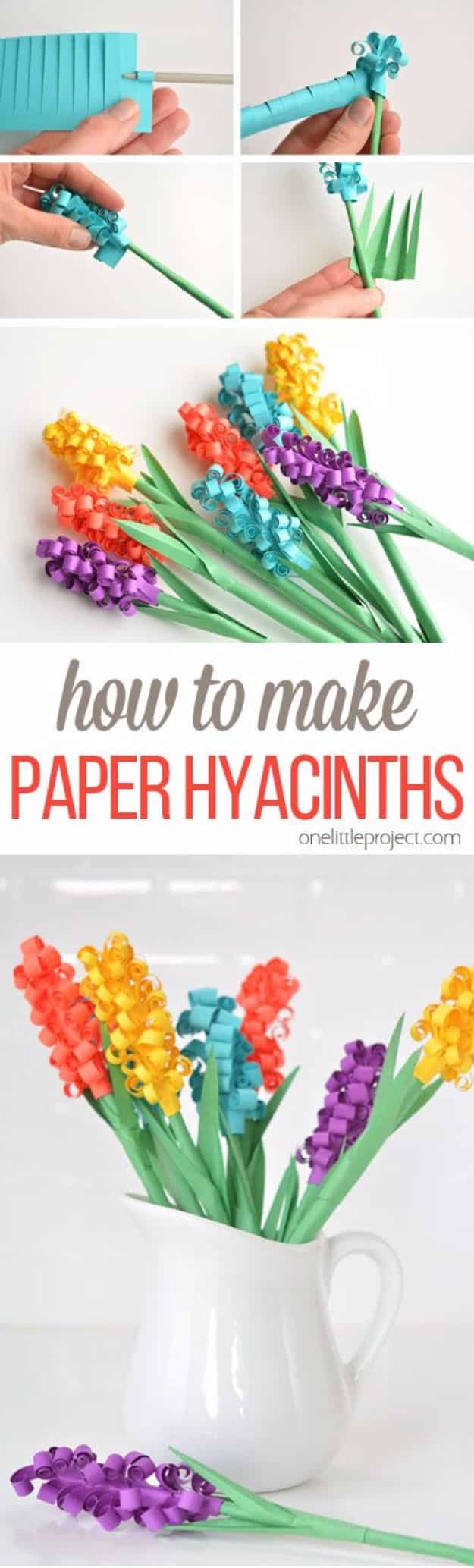 DIY Paper Flowers - Paper Hyacinth Flowers - How To Make A Paper Flower - Large Wedding Backdrop for Wall Decor - Easy Tissue Paper Flower Tutorial for Kids - Giant Projects for Photo Backdrops - Daisy, Roses, Bouquets, Centerpieces - Cricut Template and Step by Step Tutorial 