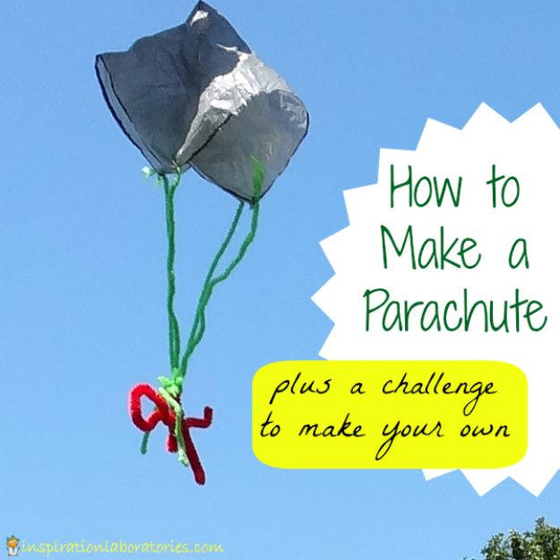 DIY Ideas With Plastic Bags - Parachute Plastic Bag Kids Toy - How To Make Fun Upcycling Ideas and Crafts - Awesome Storage Projects Using Recycling - Coolest Craft Projects, Life Hacks and Ways To Upcycle a Plastic Bag #recycling #upcycling #crafts #diyideas