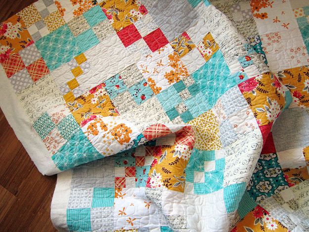 Best Quilts to Make This Weekend - Penny Patch Quilt - Free Quilt Patterns and Quilting Tutorials - Quilting for Beginners and Sewing Ideas - DIY Baby Quilts, Printables, New and Easy Modern Quilts, Jelly Roll, Quilt Squares, Fat Quarters and Scrap Ideas #diy #quilting #sewing