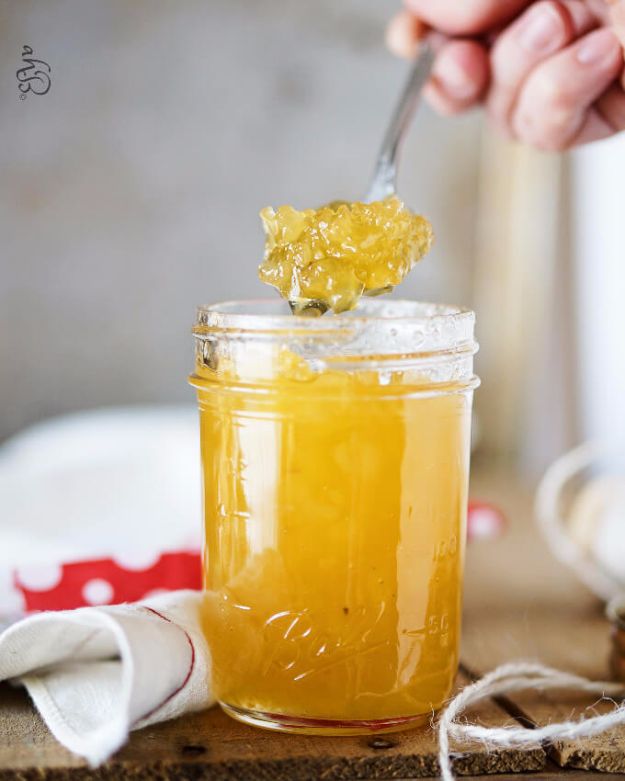 Best Jam and Jelly Recipes - Pineapple Jam - Homemade Recipe Ideas For Canning - Easy and Unique Jams and Jellies Made With Strawberry, Raspberry, Blackberry, Peach and Fruit - Healthy, Sugar Free, No Pectin, Small Batch, Savory and Freezer Recipes #recipes #jelly