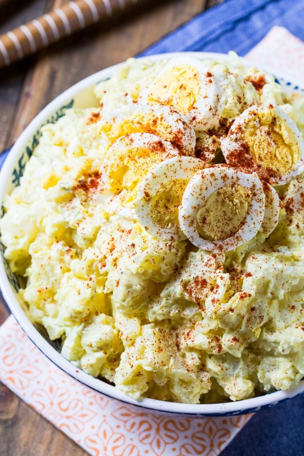 Potato Recipes - Southern Potato Salad - Easy, Quick and Healthy Potato Recipes - How To Make Roasted, In Oven, Fried, Mashed and Red Potatoes - Easy Potato Side Dishes #potatorecipes #recipes