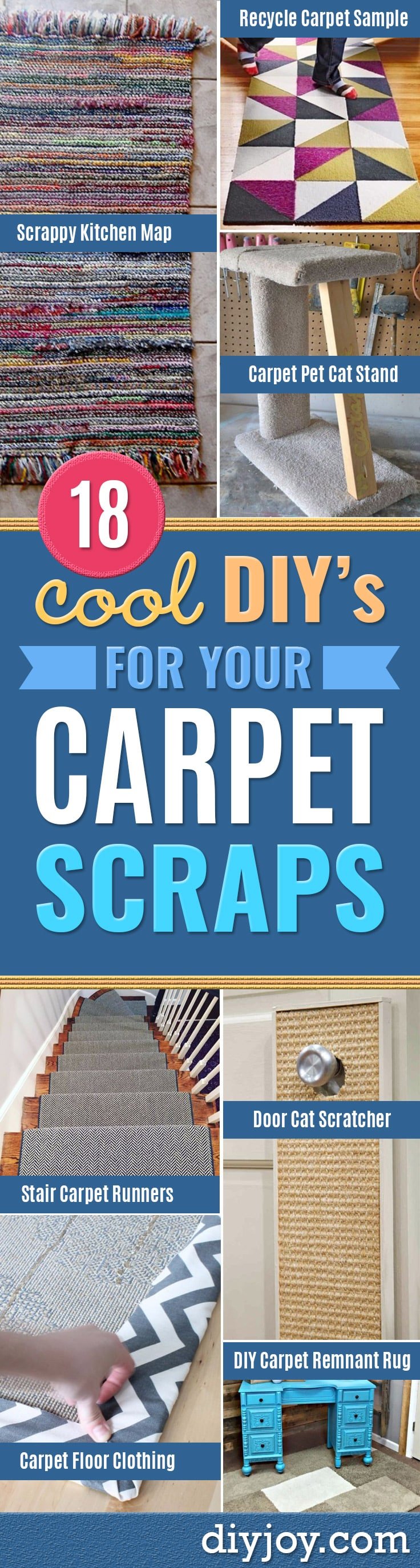 7 Uses for Leftover Carpet Remnants  Leftover carpet, Carpet remnants, Diy  carpet