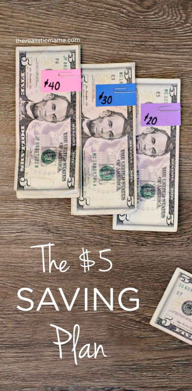 Ways to Save Money in 2018 - $5 Saving Plan - Easy Money Saving Ideas and Tips for Budgeting - Cool Idea for Budget Planning and Smart Financial Advice for Beginners - Create Order, Organize and Save Cash As You Top New Years Resolution, Every Little Bit Helps You Save For That Next Vacation! http://diyjoy.com/ways-to-save-money