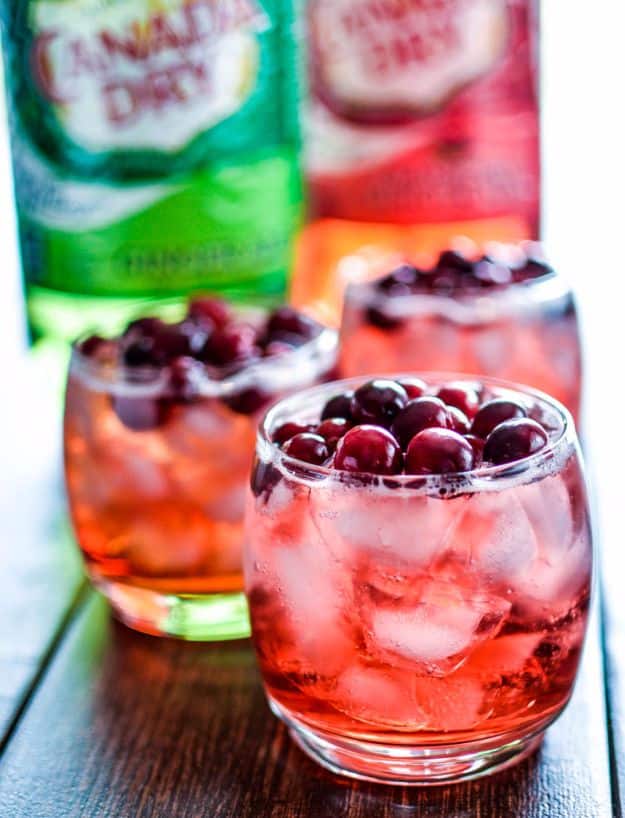 Best Drink Recipes for New Years Eve - Cinnamon and Cranberry Bourbon Spritzers - Creative Cocktails, Drinks, Champagne Toasts, and Punch Mixes for A New Year's Eve Party - Ideas for Serving, Glasses, Fun Ideas for Shots and Cocktails - Easy Vodka Recipes, Non Alcoholic, Whisky Rum and Party Punches #newyearseve