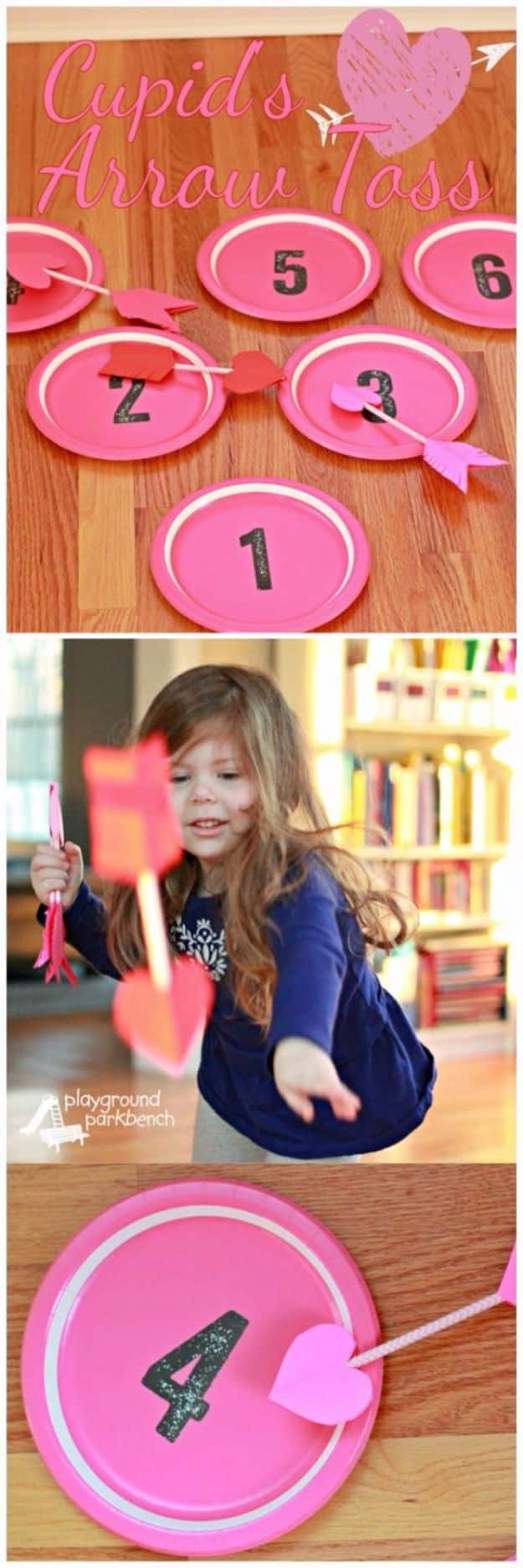 Cool Games To Make for Valentines Day - Cupid's Arrow Toss - Cheap and Easy Crafts For Valentine Parties - Ideas for Kids and Adults to Play Bingo, Matching, Free Printables and Cute Game Projects With Hearts, Red and Pink Art Ideas - Adorable Fun for The Holiday Celebrations #valentine #valentinesday