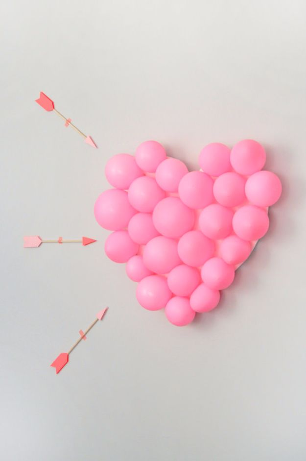 Cool Games To Make for Valentines Day - DIY Balloon Pop - Cheap and Easy Crafts For Valentine Parties - Ideas for Kids and Adults to Play Bingo, Matching, Free Printables and Cute Game Projects With Hearts, Red and Pink Art Ideas - Adorable Fun for The Holiday Celebrations #valentine #valentinesday