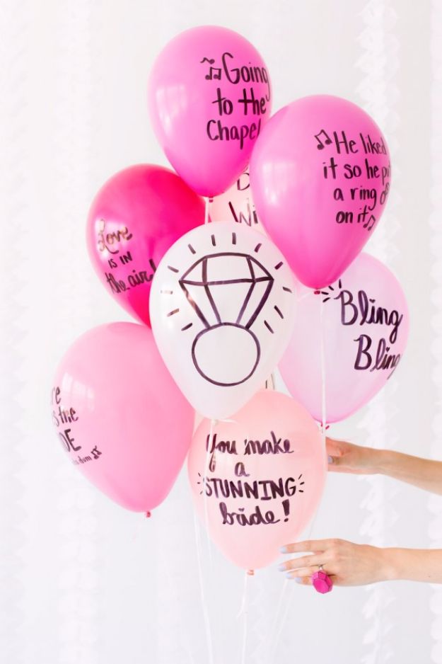 Balloon Crafts - DIY Balloon Wishes - Fun Balloon Craft Ideas, Wall Art Projects and Cute Ballon Decor - DIY Balloon Ideas for Toddlers, Preschool Kids, Teens and Adults - Cheap Crafts Made With Balloons - Pumpkins, Bowls, Marshmallow Shooters, Balls, Glow Stick, Hot Air, Stress Ball #crafts #parties #partydecor