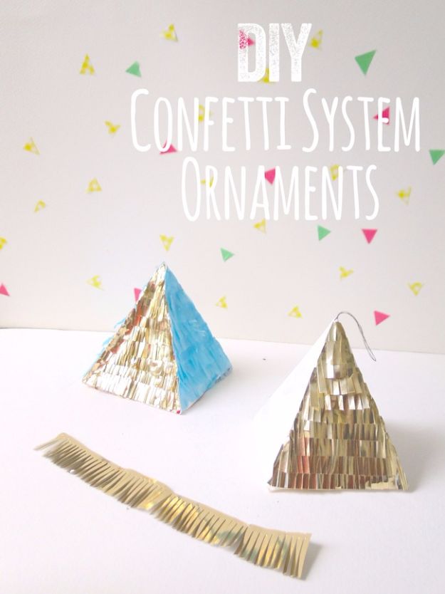 New Years Eve Decor Ideas - DIY Confetti System Ornaments - DIY New Year's Eve Decorations - Cheap Ideas for Banners, Balloons, Party Tables, Centerpieces and Festive Streamers and Lights - Cool Placecards, Photo Backdrops, Party Hats, Party Horns and Champagne Glasses - Cute Invitations, Games and Free Printables #diy #newyearseve #parties
