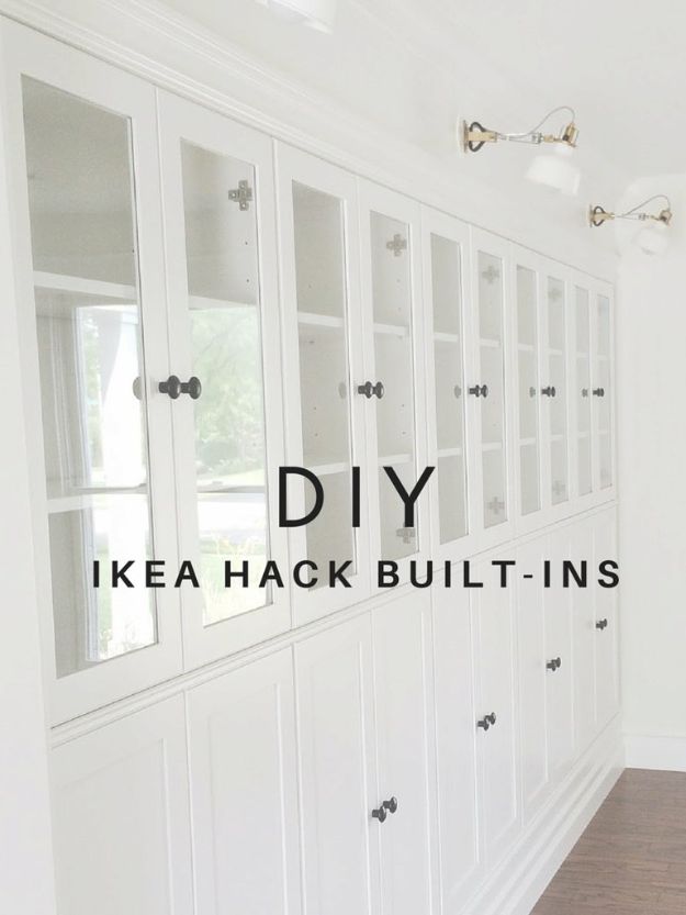IKEA Hacks For The Bedroom - DIY IKEA Hack Built-Ins - Best IKEA Furniture Hack Ideas for Bed, Storage, Nightstand, Closet System and Storage, Dresser, Vanity, Wall Art and Kids Rooms - Easy and Cheap DIY Projects for Affordable Room and Home Decor #ikeahacks #diydecor #bedroomdecor