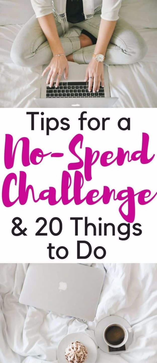 Ways to Save Money in 2018 - Do The No Spend Challenge - Easy Money Saving Ideas and Tips for Budgeting - Cool Idea for Budget Planning and Smart Financial Advice for Beginners - Create Order, Organize and Save Cash As You Top New Years Resolution, Every Little Bit Helps You Save For That Next Vacation! http://diyjoy.com/ways-to-save-money