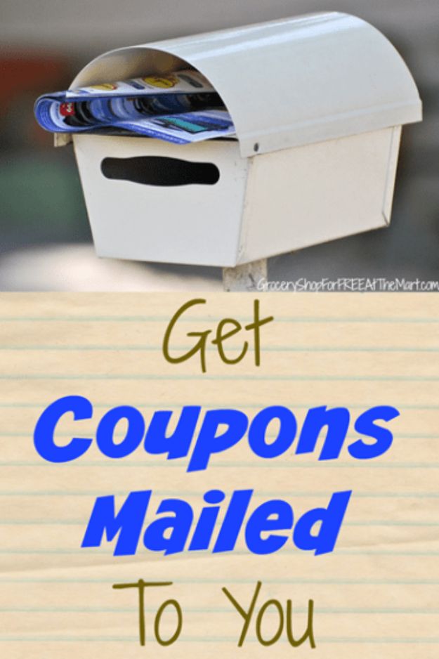Ways to Save Money in 2018 - Get Coupons Mailed To You - Easy Money Saving Ideas and Tips for Budgeting - Cool Idea for Budget Planning and Smart Financial Advice for Beginners - Create Order, Organize and Save Cash As You Top New Years Resolution, Every Little Bit Helps You Save For That Next Vacation! http://diyjoy.com/ways-to-save-money