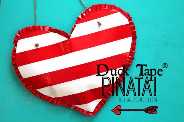 Cool Games To Make for Valentines Day - Heart shaped Pinata for Valentines - Cheap and Easy Crafts For Valentine Parties - Ideas for Kids and Adults to Play Bingo, Matching, Free Printables and Cute Game Projects With Hearts, Red and Pink Art Ideas - Adorable Fun for The Holiday Celebrations #valentine #valentinesday