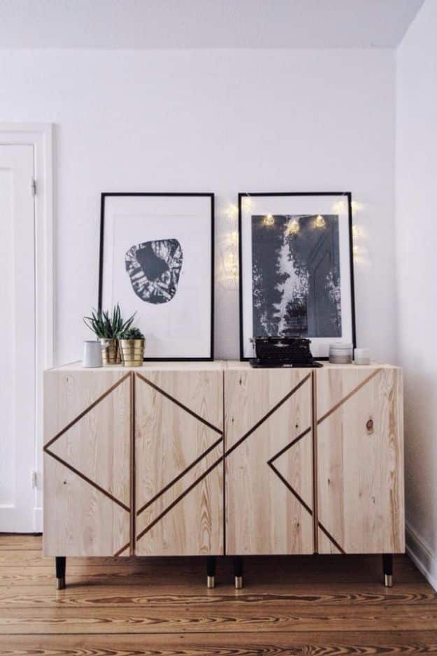 IKEA Hacks For The Bedroom - Ivar Cabinet Hack - Best IKEA Furniture Hack Ideas for Bed, Storage, Nightstand, Closet System and Storage, Dresser, Vanity, Wall Art and Kids Rooms - Easy and Cheap DIY Projects for Affordable Room and Home Decor #ikeahacks #diydecor #bedroomdecor