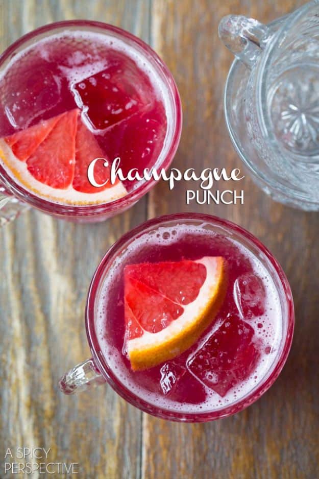 Best Drink Recipes for New Years Eve - New Years Eve Champagne Punch - Creative Cocktails, Drinks, Champagne Toasts, and Punch Mixes for A New Year's Eve Party - Ideas for Serving, Glasses, Fun Ideas for Shots and Cocktails - Easy Vodka Recipes, Non Alcoholic, Whisky Rum and Party Punches #newyearseve