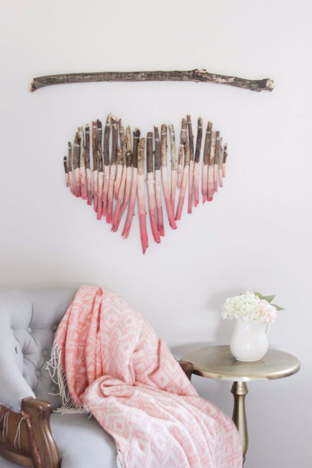 Best DIY Home Decor Crafts - Tree Branches Wall Art - Easy Craft Ideas To Make From Dollar Store Items - Cheap Wall Art, Easy Do It Yourself Gifts, Modern Wall Art On A Budget, Tabletop and Centerpiece Tutorials - Cool But Affordable Room and Home Decor With Step by Step Tutorials #diyhomedecor