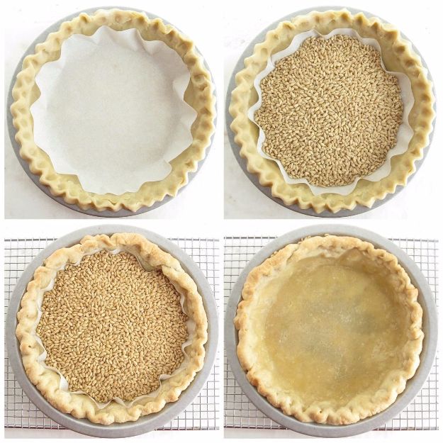 Baking Hacks - Blind Bake Pie Crust With Weights - A List of Easy Hacks For Your Favorite Baking Recipes - Simple Tips and Tricks To Use When You Bake - Quick Ways to Bake Cake, Cupcakes, Desserts and Cookies - Best Kitchen Lifehacks for Bakers Favorite DIY Recipe 