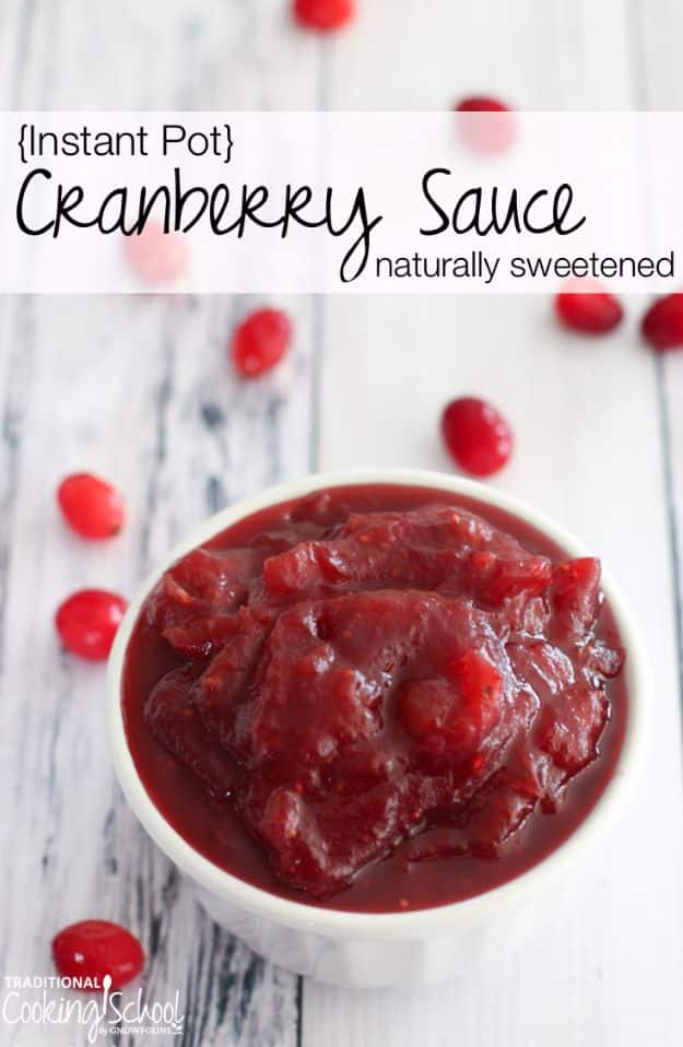 Instant Pot Recipes - Cranberry Sauce In The Instant Pot - Easy Healthy Family Recipe Ideas for Instant Pot - Chicken, Brisket, Beef, Paleo, Low Carb, Vegetarian, Pork, Keto and Vegan - Pressure Cooking and Pressure Cooker Foods - Breakfast, Lunch and Dinner Ideas work With Weight Watchers and Whole 30 Diets http://diyjoy.com/instant-pot-recipes