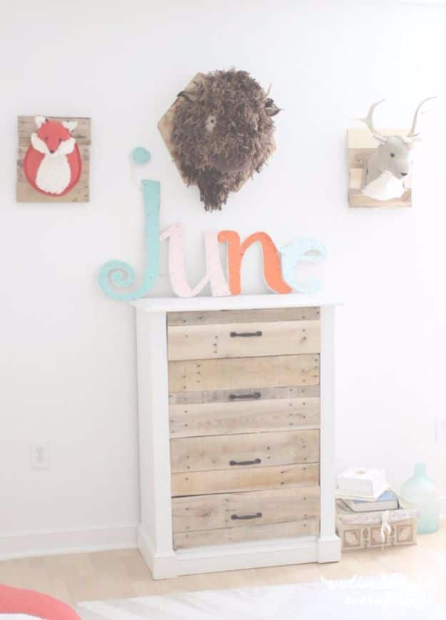 DIY Dressers - DIY Pallet Dresser - Simple DIY Dresser Ideas - Easy Dresser Upgrades and Makeovers to Create Cool Bedroom Decor On A Budget- Do It Yourself Tutorials and Instructions for Decorating Cheap Furniture - Crafts for Women, Men and Teens http://diyjoy.com/diy-dresser-ideas