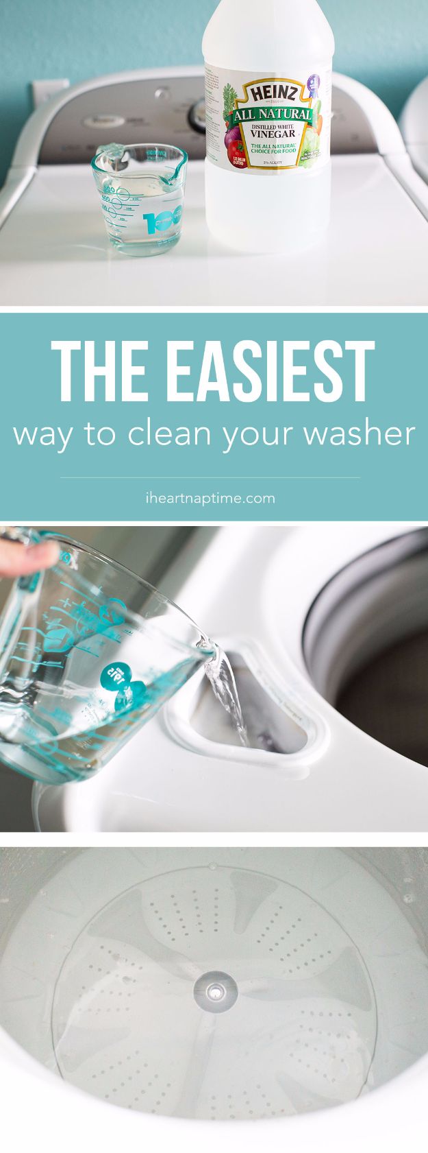 Best Spring Cleaning Ideas - Easiest Way to Clean Your Washer - Easy Cleaning Tips For Home - DIY Cleaning Hacks and Product Recipes - Tips and Tricks for Cleaning the Bathroom, Kitchen, Floors and Countertops - Cheap Solutions for A Clean House #springcleaning