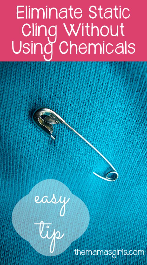 Clothes Hacks - Eliminate Static Clings Without Using Chemicals - DIY Fashion Ideas For Women and For Every Girl - Easy No Sew Hacks for Men's Shirts - Washing Machines Tips For Teens - How To Make Jeans For Fat People - Storage Tips and Videos for Room Decor http://diyjoy.com/diy-clothes-hacks