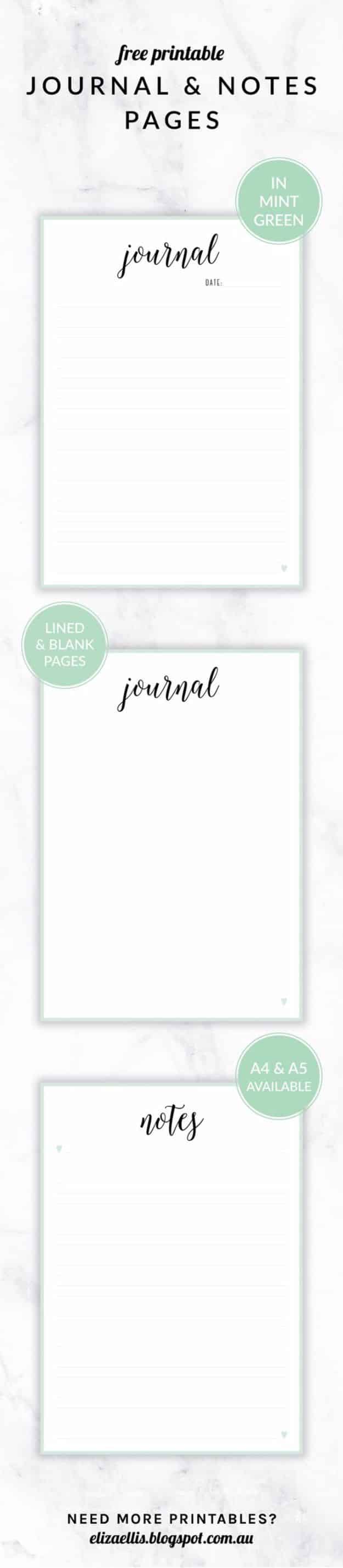 Best Free Printables for Crafts - Free Printable Journal Notes Pages - Quotes, Templates, Paper Projects and Cards, DIY Gifts Cards, Stickers and Wall Art You Can Print At Home - Use These Fun Do It Yourself Template and Craft Ideas 