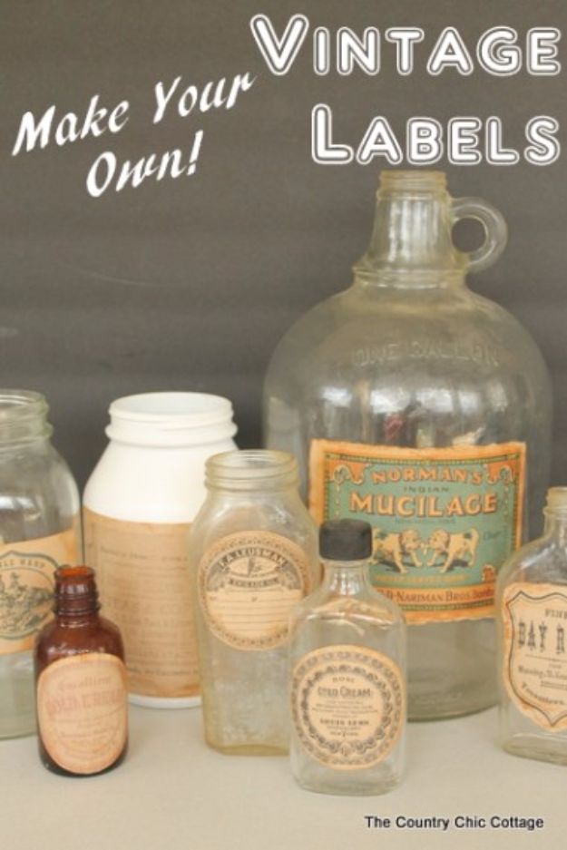 Best Free Printables for Crafts - Make Your Own Vintage Labels - Quotes, Templates, Paper Projects and Cards, DIY Gifts Cards, Stickers and Wall Art You Can Print At Home - Use These Fun Do It Yourself Template and Craft Ideas 