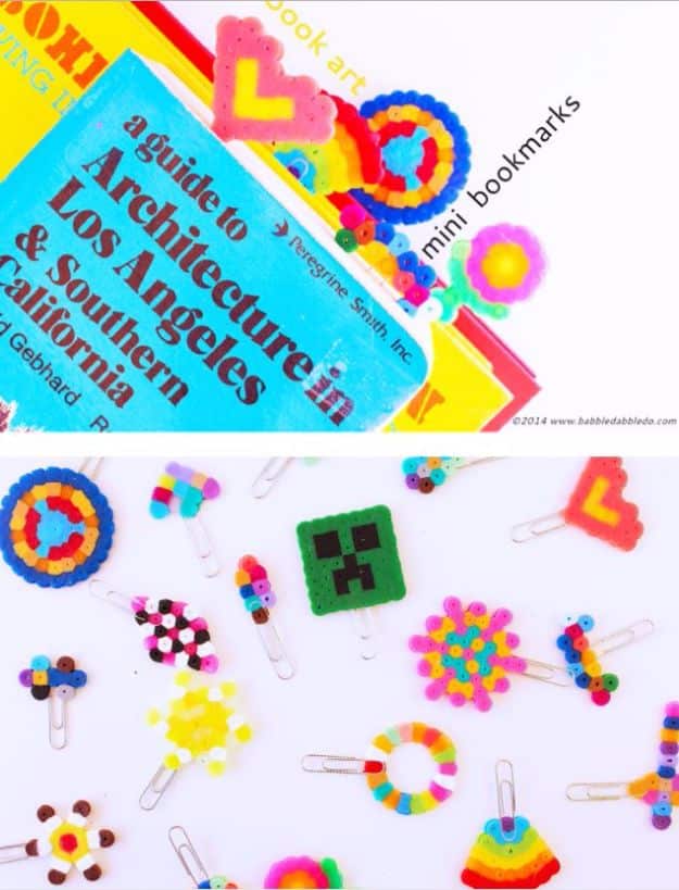DIY Ideas With Beads - Mini Bookmarks - Cool Crafts and Do It Yourself Ideas Made With Beads - Outdoor Windchimes, Indoor Wall Art, Cute and Easy DIY Gifts - Fun Projects for Kids, Adults and Teens - Bead Project Tutorials With Step by Step Instructions - Best Crafts To Make and Sell on Etsy 