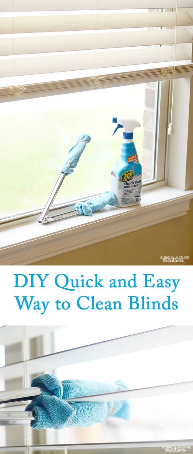Best Spring Cleaning Ideas - Quick and Easy Way to Clean Blinds - Easy Cleaning Tips For Home - DIY Cleaning Hacks and Product Recipes - Tips and Tricks for Cleaning the Bathroom, Kitchen, Floors and Countertops - Cheap Solutions for A Clean House #springcleaning