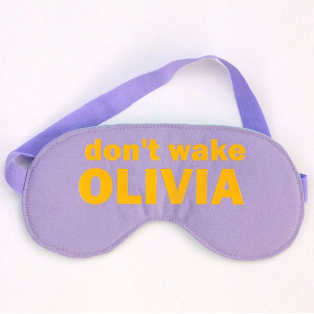 DIY Sleep Masks - Sassy Sleep Mask - Cute and Easy Ideas for Making a Homemade Sleep Mask - Best DIY Gift Ideas for Her - Cool Crafts To Make and Sell On Etsy - Creative Presents for Girls, Women and Teens - Do It Yourself Sleeping With Words, Accents and Fun Accessories for Relaxing   #diy #diygifts