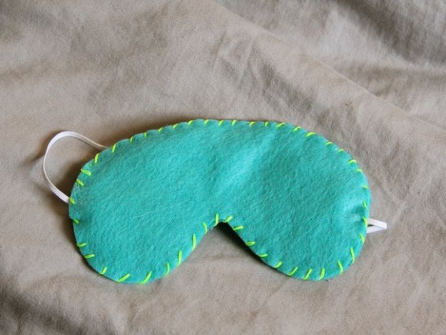 DIY Sleep Masks - Sleep Mask DIY Craft - Cute and Easy Ideas for Making a Homemade Sleep Mask - Best DIY Gift Ideas for Her - Cool Crafts To Make and Sell On Etsy - Creative Presents for Girls, Women and Teens - Do It Yourself Sleeping With Words, Accents and Fun Accessories for Relaxing   #diy #diygifts