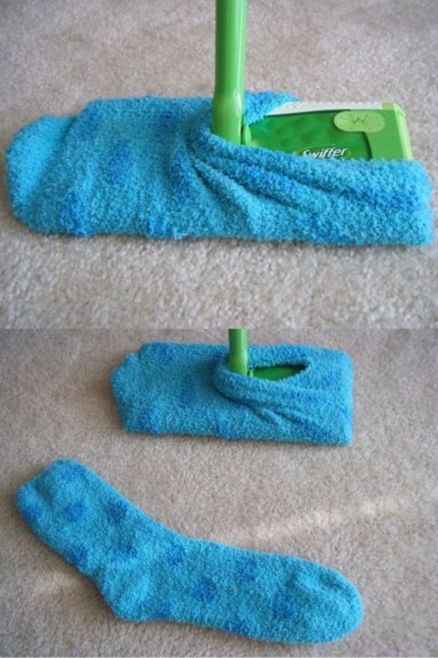 Best Spring Cleaning Ideas - Swift Dust Socks - Easy Cleaning Tips For Home - DIY Cleaning Hacks and Product Recipes - Tips and Tricks for Cleaning the Bathroom, Kitchen, Floors and Countertops - Cheap Solutions for A Clean House #springcleaning