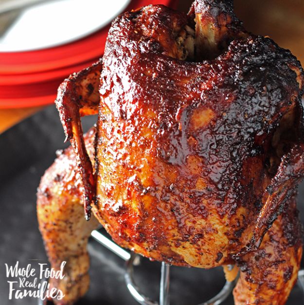 Best Barbecue Recipes - BBQ Beer Can Chicken - Easy BBQ Recipe Ideas for Lunch, Dinner and Quick Party Appetizers - Grilled and Smoked Foods, Chicken, Beef and Meat, Fish and Vegetable Ideas for Grilling - Sauces and Rubs, Seasonings and Favorite Bar BBQ Tips #bbq #bbqrecipes #grilling