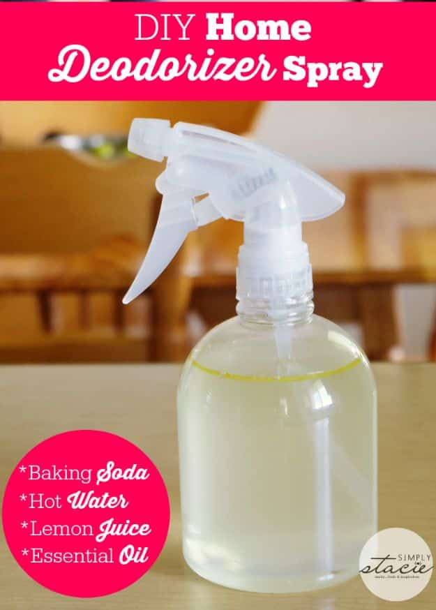 DIY Home Fragrance Ideas - DIY Home Deodorizer Spray - Easy Ways To Make your House and Home Smell Good - Essential Oils, Diffusers, DIY Lampe Berger Oil, Candles, Room Scents and Homemade Recipes for Odor Removal - Relaxing Lavender, Fresh Clean Smells, Lemon, Herb 