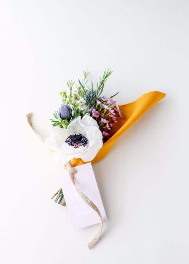DIY Flowers for Weddings - DIY Make Your Day Bouquet - Centerpieces, Bouquets, Arrangements for Wedding Ceremony - Aisle Ideas, Rustic Bouquet Projects - Paper, Cheap, Fake Floral, Silk Flower Centerpiece To Make For Brides on A Budget - Decor for Spring, Summer, Winter and Fall http://diyjoy.com/diy-flowers-for-weddings