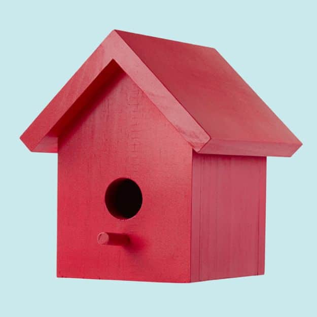 DIY Bird Houses - Easy One-Board Bird House - Easy Bird House Ideas for Kids and Adult To Make - Free Plans and Tutorials for Wooden, Simple, Upcyle Designs, Recycle Plastic and Creative Ways To Make Rustic Outdoor Decor and a Home for the Birds - Fun Projects for Your Backyard This Summer 