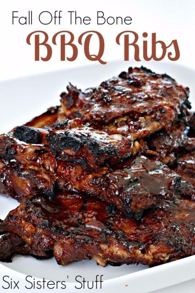 Best Barbecue Recipes - Fall Off The Bone BBQ Ribs - Easy BBQ Recipe Ideas for Lunch, Dinner and Quick Party Appetizers - Grilled and Smoked Foods, Chicken, Beef and Meat, Fish and Vegetable Ideas for Grilling - Sauces and Rubs, Seasonings and Favorite Bar BBQ Tips #bbq #bbqrecipes #grilling